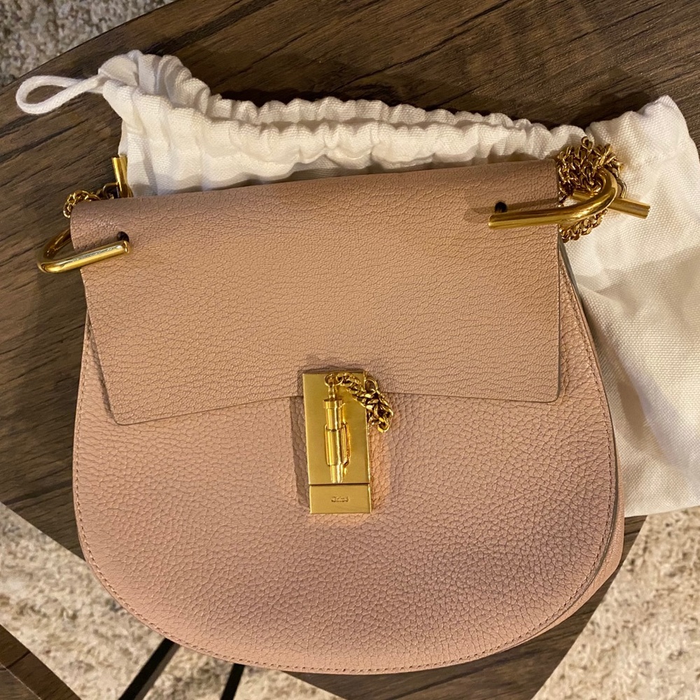 Light pink Chloe Drew Medium handbag